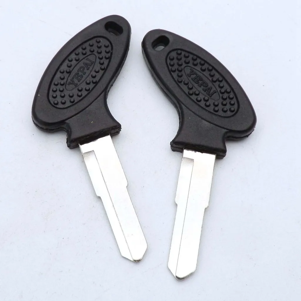 6/4/2pcs Key Blank motorcycle keys motorcycle key accessories Left Right Blade Keys for Motorcycle Scooter Moped ATV GY6 KYMCO