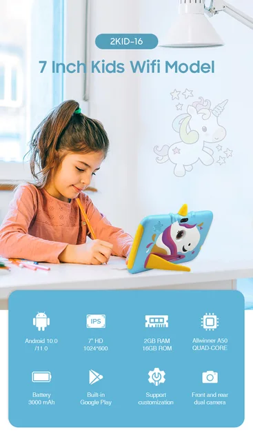 Wewoo - Tablette enfant Kids Education Tablet PC, 7 pouces, 512 Mo