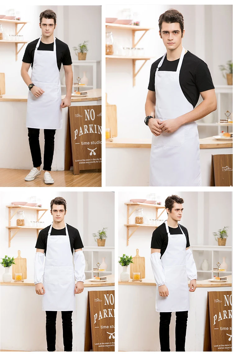 Blue White Chef Apron for Men Women Printing Embroidered Logo Cafes Grill China Restaurant Kitchen Bib Cooking Clothes Supplies 7 S425f877e70e945399728983c92946d83L
