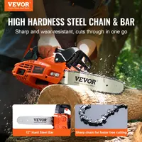 VEVOR Gasoline Chainsaw Gas Powered Wood Cutting Engine Handheld Cordless for Tree Wood Branch Cutting Farm Garden Ranch 2