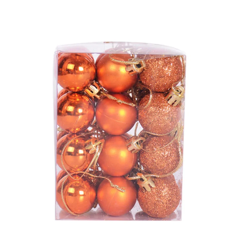 thumbnail image 1 of 24 bolas navideñas para árbol de Navidad, adornos para árbol de Navidad irrompibles, bolas colgantes para bodas y fiestas, 1 of 5