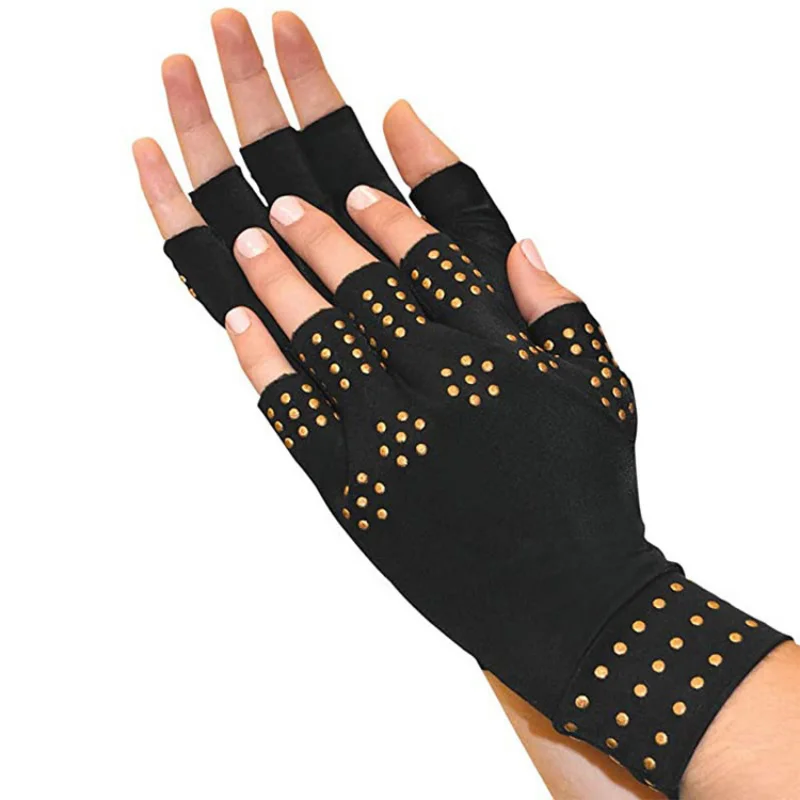 Magnetic Anti Arthritis Health Compression Therapy Gloves Rheumatoid Hand Pain Relief Hand Wrist Brace Corrector Massager