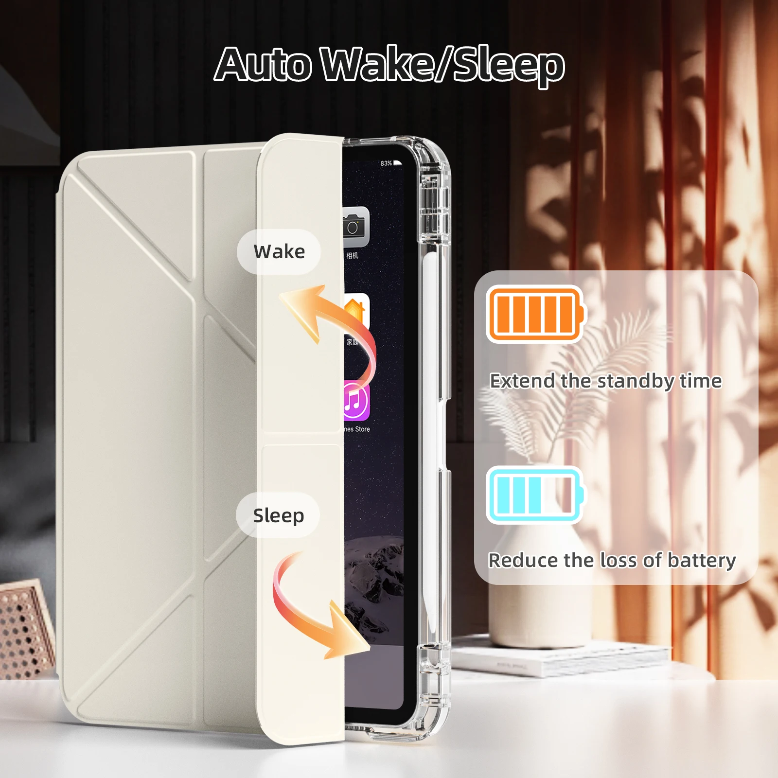 Smart Case with Pen Holder