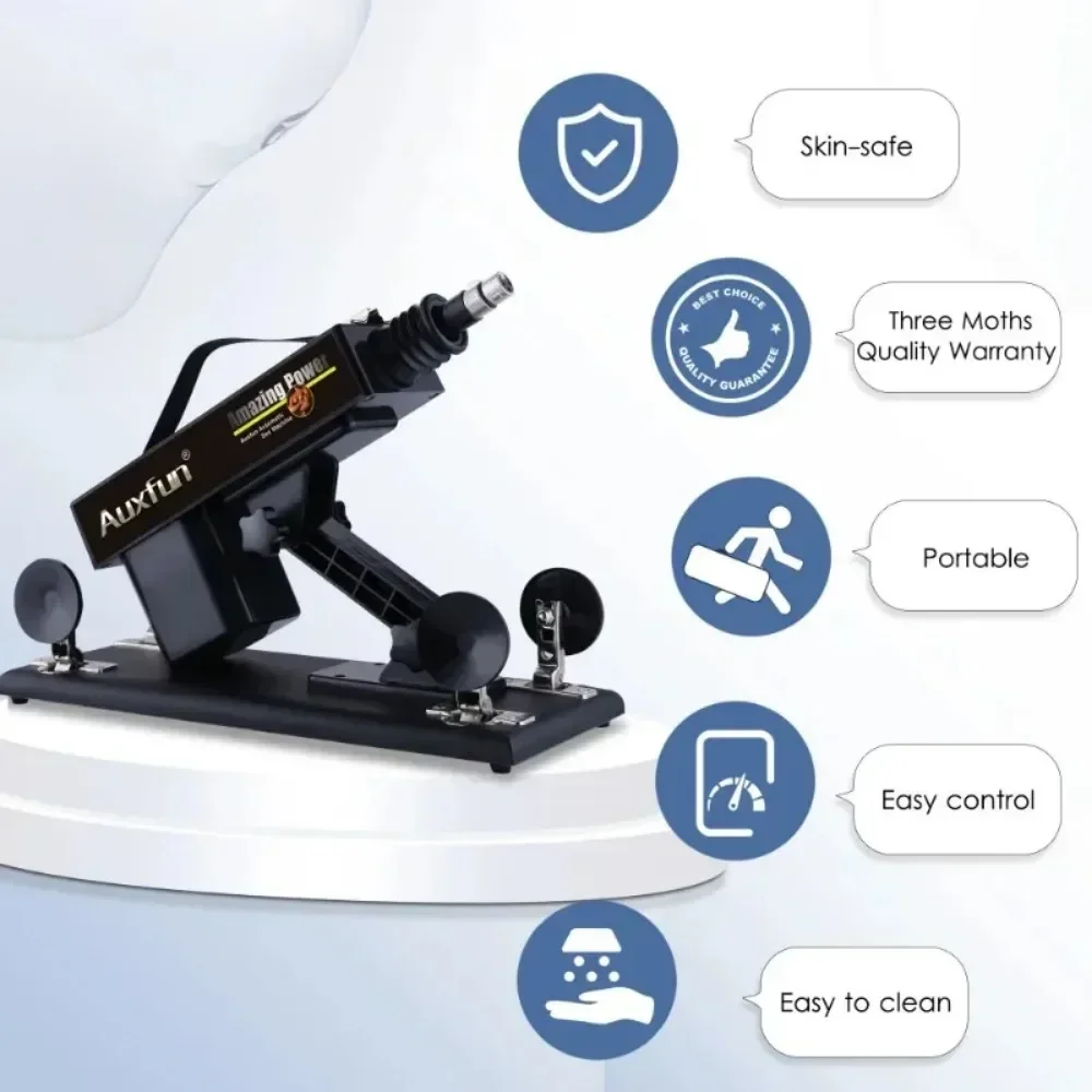 Stroke Automatic Telescopic Sex Machine DIY Female Sex Toy 3XLR Masturbation Machine for Men and Women 0-500rpm
