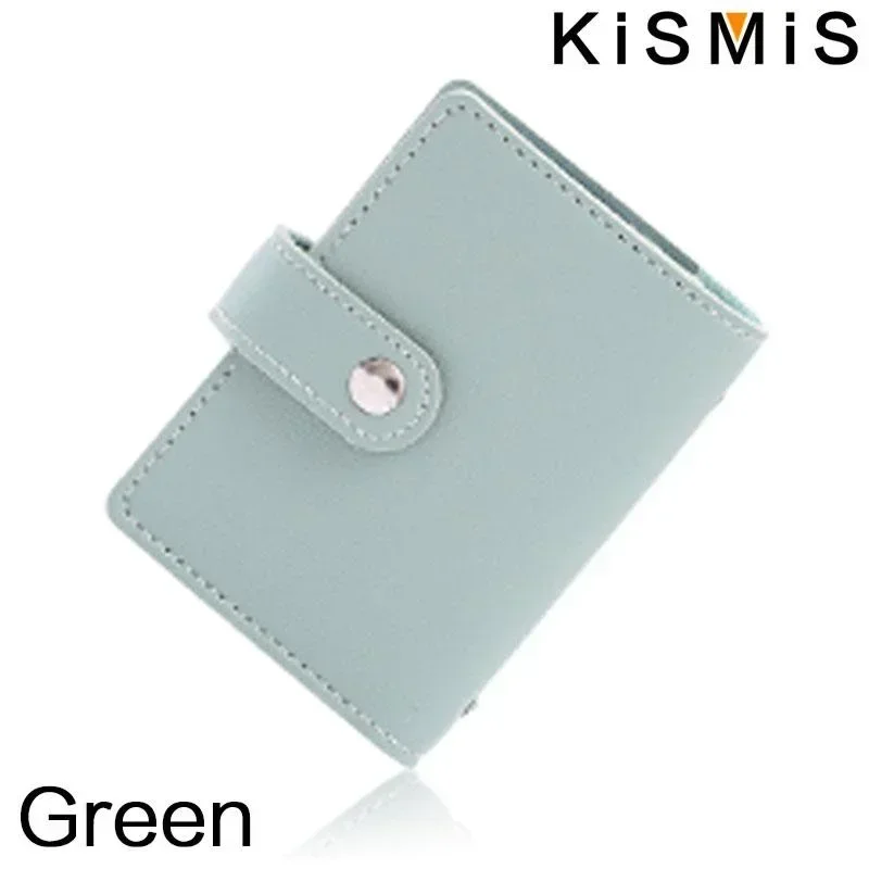 Elegant PU Leather Card Holder - Sleek 26-Slot Organizer Wallet