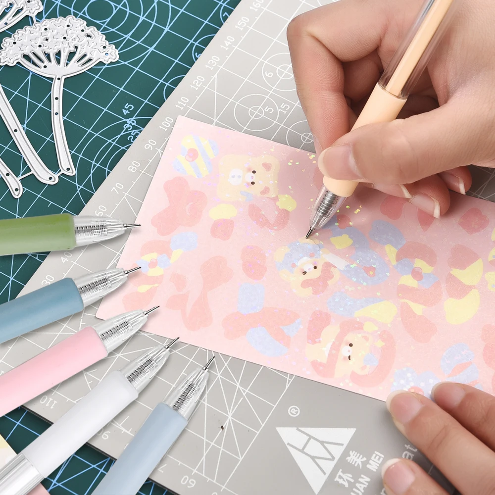 Description Picture 6 of itemArt Utility Knife Pen Refill Stickers Scrapbooking Cutting Tool Express Box Knife School Supplies DIY Craft Supplies