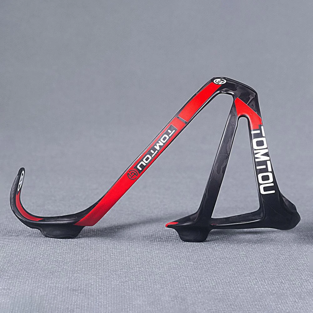 TOMTOU UD Carbon Bicycle Bottle Cage Water Bottle Holder Cycling MTB Road Rack Bike Accessories 18g Matte