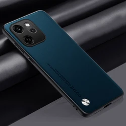 Luxury PU Leather Silicone Back Cover - Full Protection Phone Case for OPPO Reno 14F (Green)