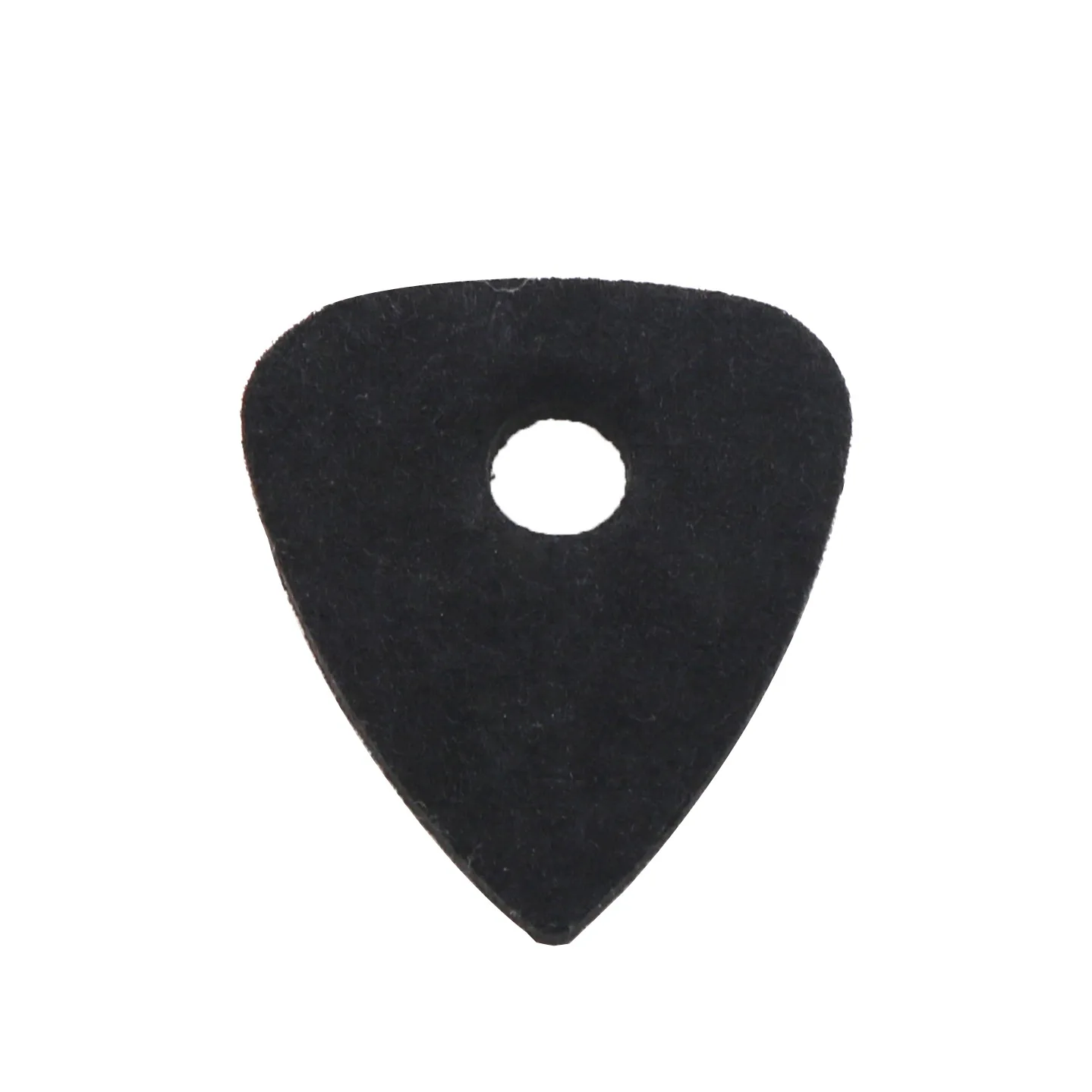 

1 Piece Pure Wool Paddle For Guitar / Ukulele With Hole, Punched Stringed Instrument Wool Plectrum