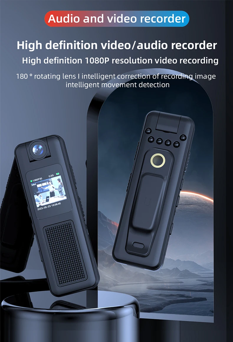 Description Picture 2 of itemHD 1080P Bodycam Holder Magnet Camcorders Sports Mini Consumer Digital Camera Video Small Cases Portable Camcorder Video Camera