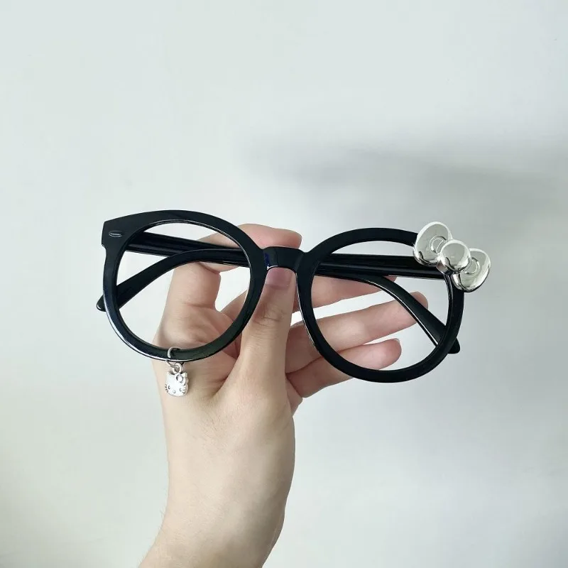 Sanrio Hello Kitty Y2K Eyeglass Frame Anime Women Photo Props