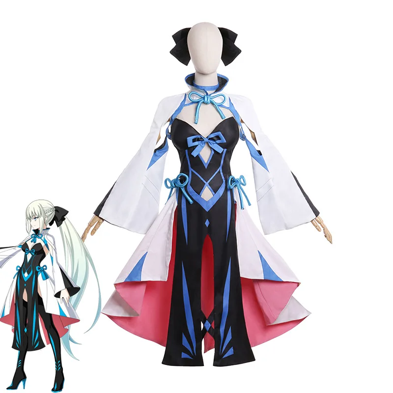 

Anime Fate Grand Order FGO Morgan Dress Cosplay Costume Custom-made