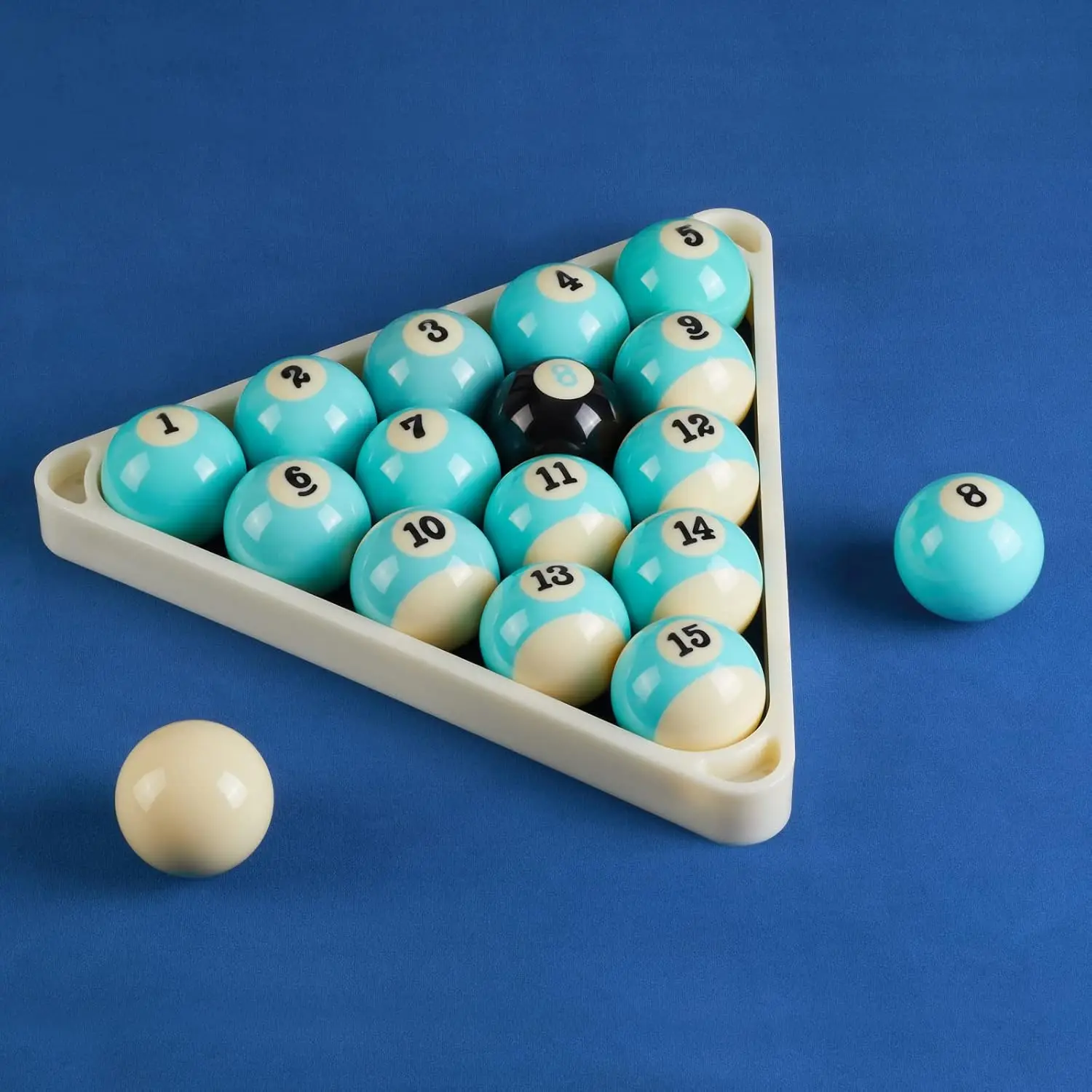 Ball Pool Balls 2-1/4 Inch Pool Ball Set Made with high-Grade Imported Resin
