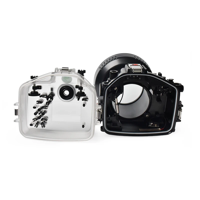 Seafrogs-40M, 130FT 수중 하우징, Nikon Z7II, Z6II 용 (표준 플랫 포트)