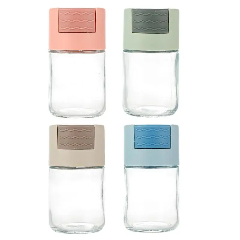 

Seasoning Shaker With Lid Seasoning Shakers With Lid Quantitative Salt Shaker Pepper Condiment Storage Container Herb Spice Tool