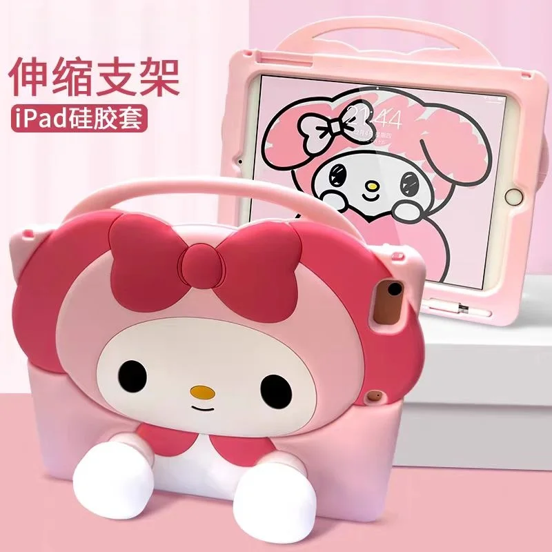 Cartoon My Melody Silicone Tablet Protective Case with Stand