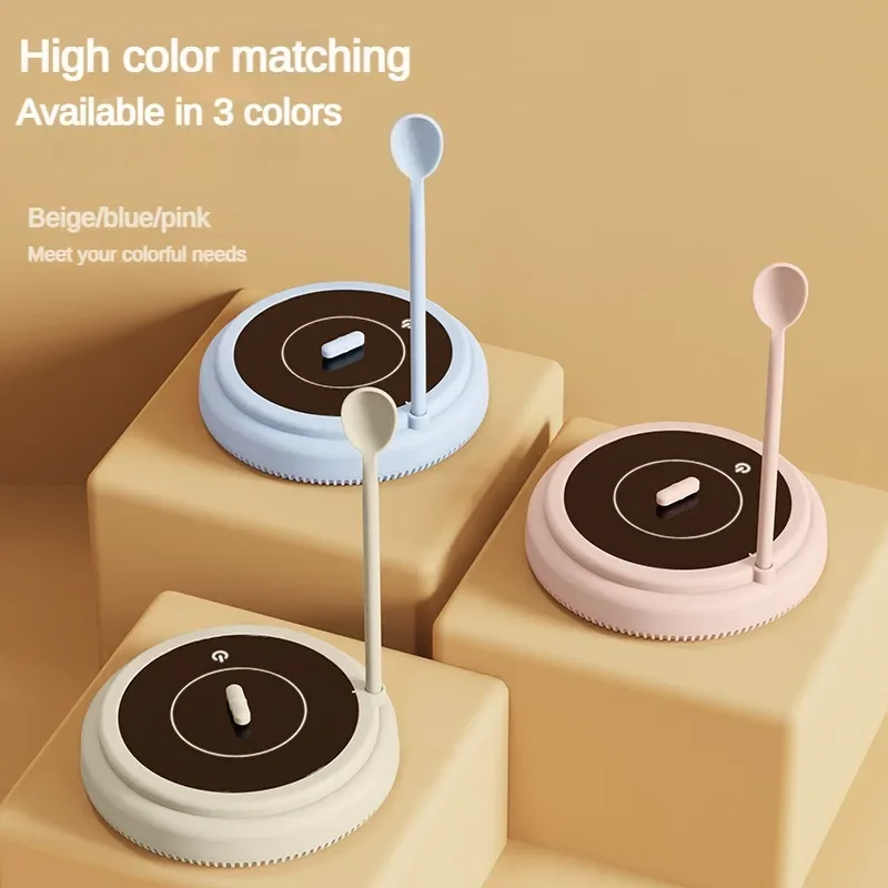 Maglev Automatic Mixing Cup USB Charging Maglev Milk Shaker Electric Stirring Coffee Mug Water Cup Milk with Spoon