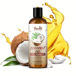 Luxurious Coconut Oil Body Massage Essence with Long - Lasting Fragrance (200ml)