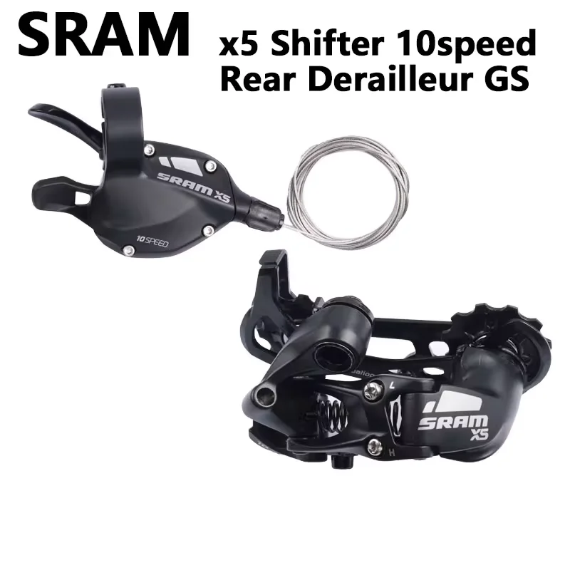 SRAM X0リアディレイラー 10速 ロングケージ 金色