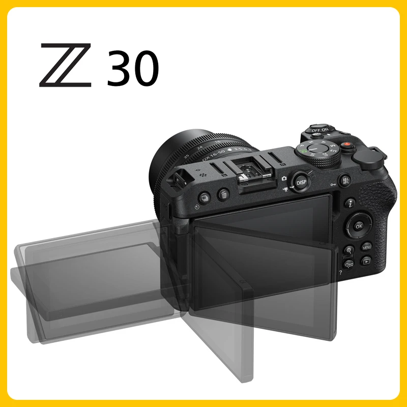 Nikon Z30 APS-C Entry-Level Mirrorless Digital Cameras For Beginners 4K HD Live Travel Vlogs Optional 16-50mm Lens