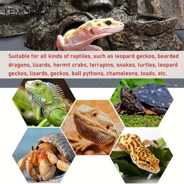 KEMORELA Reptile Carpet Terrarium Liner Bedding Reptile Substrate Mat Safe And Comfortable Reptile Cage Mat For Snake Lizard 5