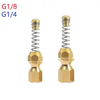 High Pressure Wash Sewer Drain Cleaning Nozzle Spring Head G1/4 G1/8 Adaptor For Opening Clogging of Sewage 1