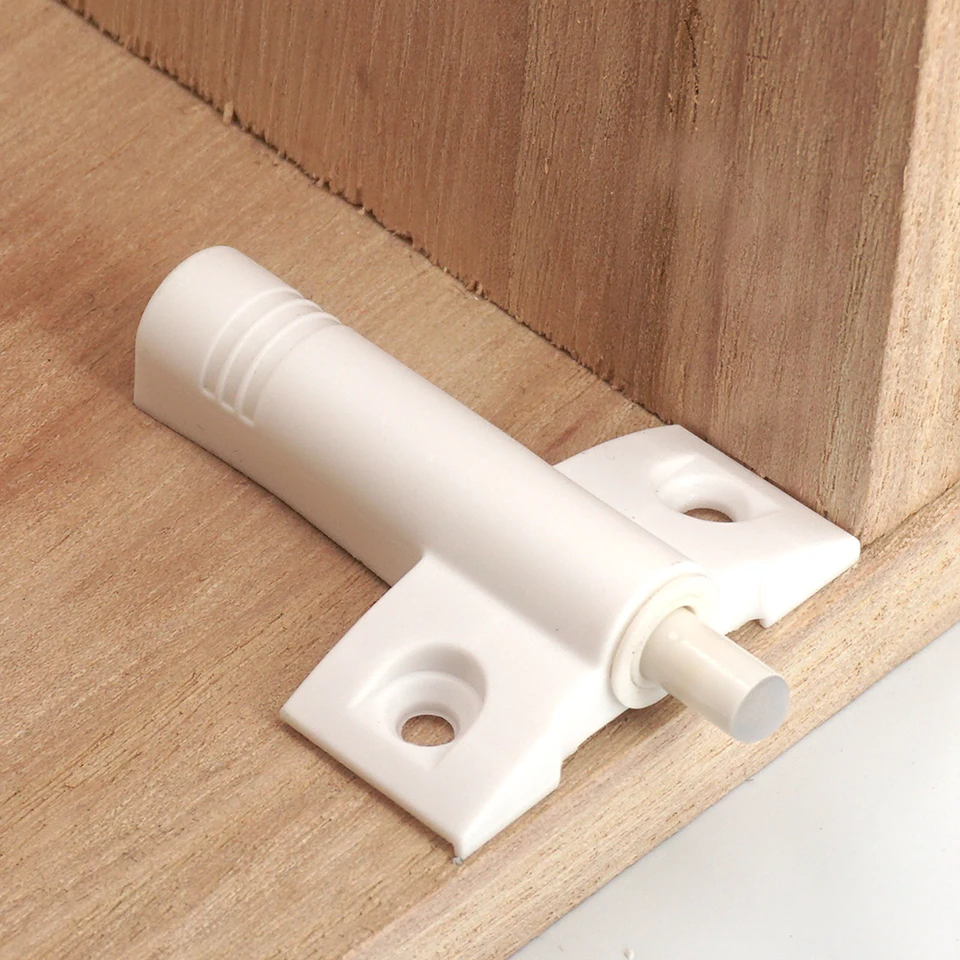 Lot De 6 Crochets De Porte De Placard En Acier Inoxydable Avec Vis Pour Porte D'armoire