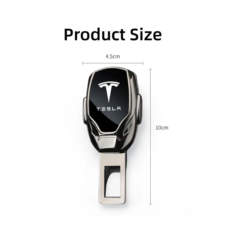 Car Seat Belt Locker Carabiner Extender Insurance Belt Insert Buckle for Tesla Model Y Model 3 X S Seat Belt Extender