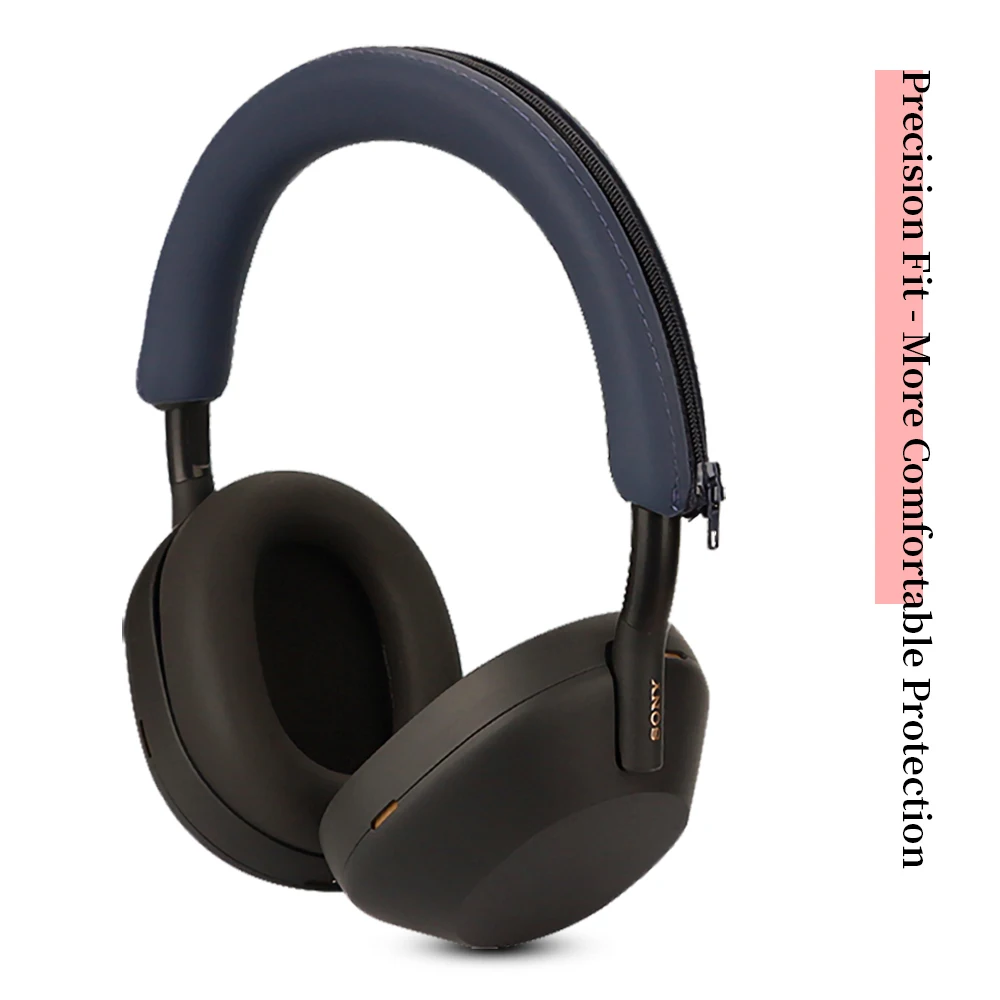 Silicone Protective Headphone Case Head Beam Cover para Sony Wh1000xm5 Earphone Xm5 Headconjunto Headbeam Protector Sleeve Qualidade - Image 4