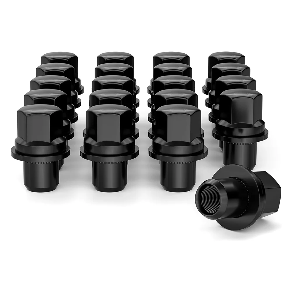 hex 22mm 47mm Black Lug Nuts for Landrover Land Range Rover HSE Sport