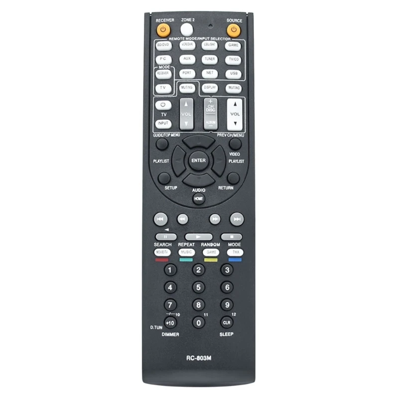 

Convenient Replacement Remote for TXNR609 HTS7409 HTS8409 Receivers Controllers Easy to Use and Comfortable Design Dropship
