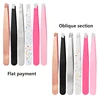 1 Pc Eyebrows Tweezers Trimmer Professional Beard Eyelash Brow Face Hair Removal Tweezer Beautfy Makeup Stainless Steel Tools 2