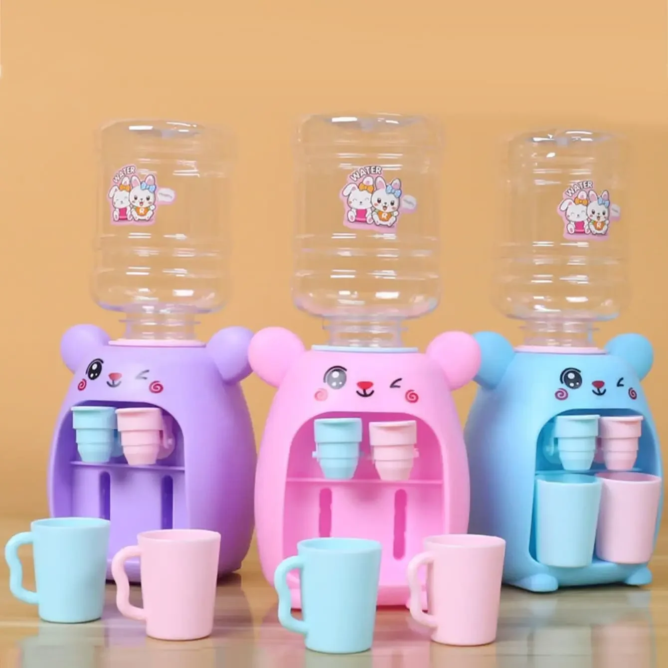 Mini Kitchen Simulation Toy Double Headed Water Dispenser