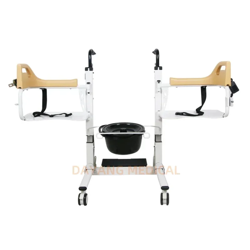 Electric Transfer Lift Commode Chair Carbon Steel Wireless Remote Control Waterproof Bath Chair for Disabled Elderly Patient 5