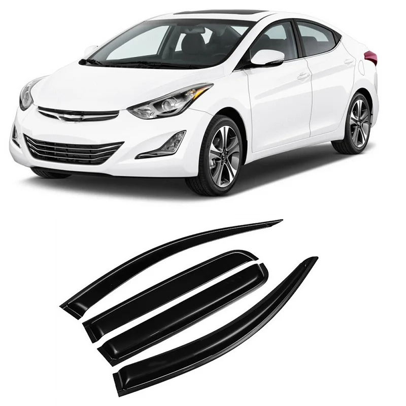 For Hyundai Elantra 2011 2012 2013 2014 2015 2016 Window Visor Awnings Shelters Shades Sun Rain