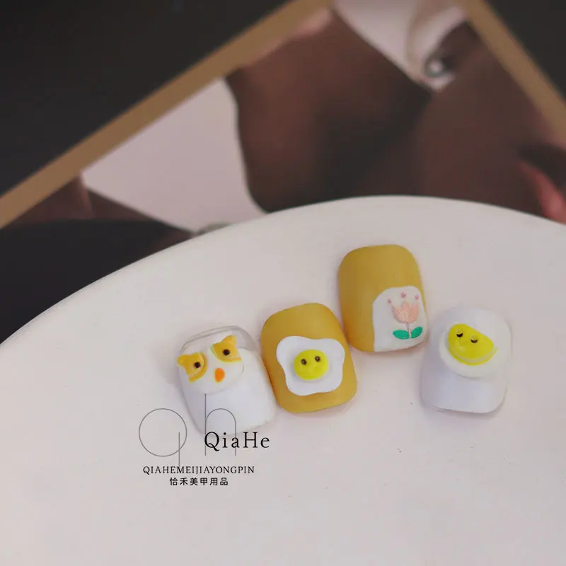 

20Pcs/Lot Cute Childhood Series Nail Art Jewelry Cute Bear Milk Tea Rabbit Alloy Nail Decoration Metal DIY Jewelry