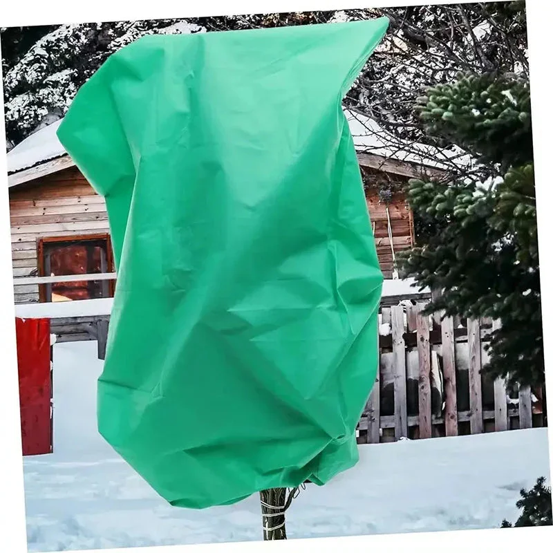 Plant Covers Freeze Protection Covers Bags Large Frost Blankets for Plants Frost Cloth Plant Tree Covers with Zipper Drawstring