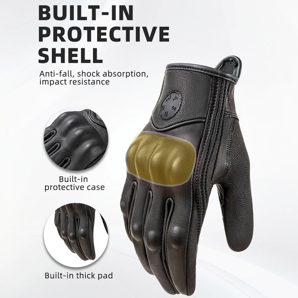 SUOMY ��Ƽ�� ���� ������� �尩 ���� ���� ������ Guantes ��ġ ��ũ�� Anti-slip Retro Motobiker �尩 Luvas