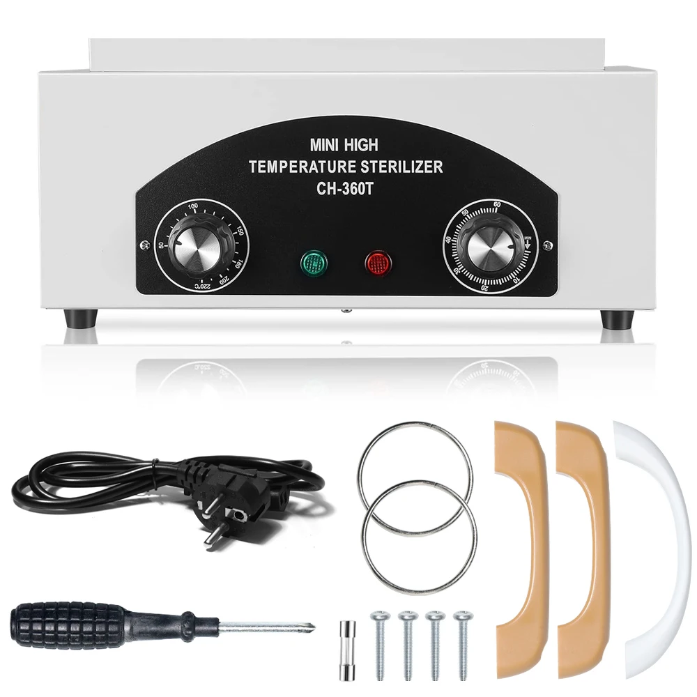 Description Picture 2 of itemYIKOOLIN High Temperature Cleaning Box 1.5L With Timer Dry Heat Sterilizer For Sundry Beauty Hair Nail Metal Tools With Handle