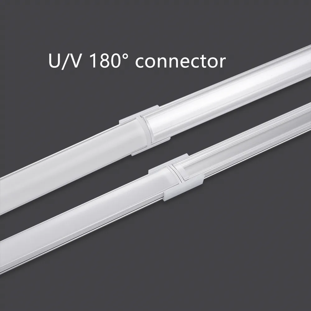 LED Aluminum Channel 2-30 sets / pack 0.5m perfil aluminio led Corner Profile Holder for LED Strip Light Bar Cabinet Lamp Kitchen led light led cabinet light led light bar