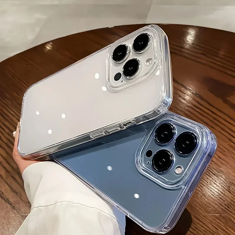 Luxury Transparent Phone Case For iPhone 17 Air 16 15 thumbnail 5