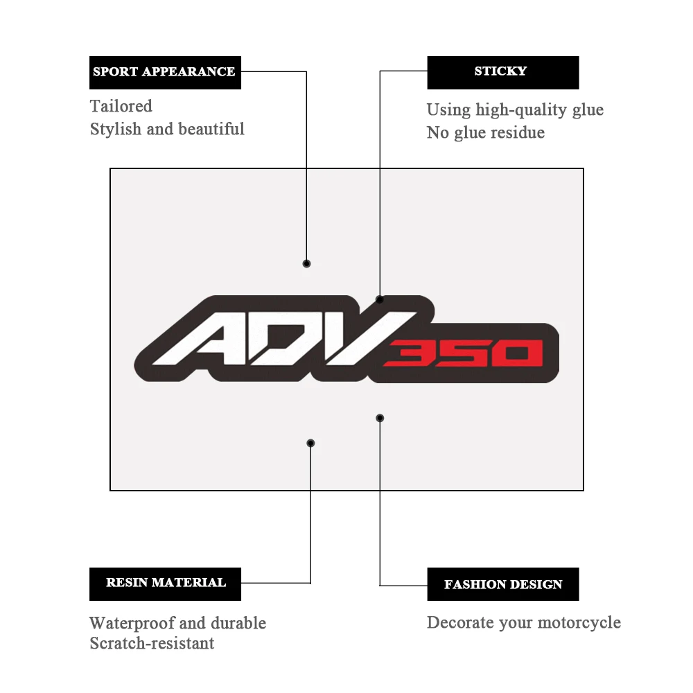 Рисунок 3 - Бело-красные мотоциклетные наклейки
