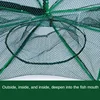 8 Hole Folded Fishing Net Mesh Hexagon Octagon Hand Fishing Net Casting Nets Crayfish Shrimp Catcher Tank Trap Cage Mesh Tool 5