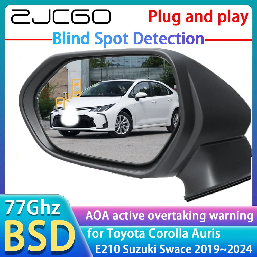 77GHz Radar Detector BSD Blind Spot Detection Alert Mirror Assistance Accessories For Toyota Corolla Auris E210 Suzuki Swace