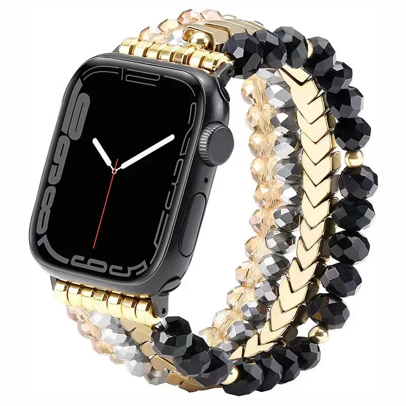 Jewelry+Alloy Metal Strap for Apple Watch Band 9 8 7 45mm 41mm Ultra2 49mm Women Bracelet Wristband 6 5 4 SE 44mm 42mm 40mm Belt
