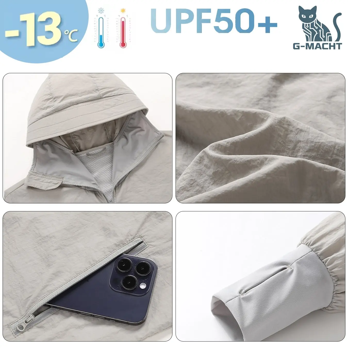 2026 신상 커플 USB 팬 쿨링 재킷 여름 에어컨 자외선 차단 의류 야외 하이킹 낚시 통기성 후드 안티