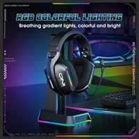 Onikuma Gt808 Three Modes with Mic E-Sports Wireless Gaming Headset Rgb Lighting Supports Bluetooth 5.3 / 2.4g / Aux 3.5mm - Image 3
