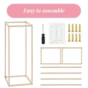 gold centerpiece stands