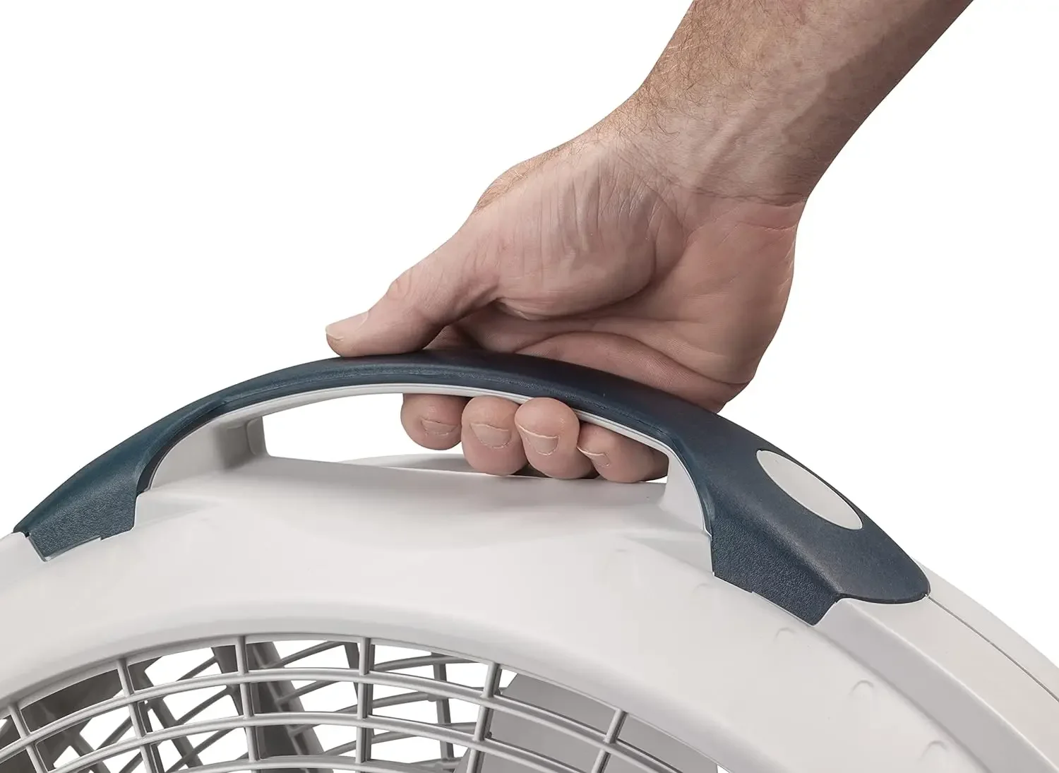 NEW Wind Machine Air Circulator Floor Fan, 3 Speeds, Pivoting Head for Large Spaces, 20", 3300, White 4