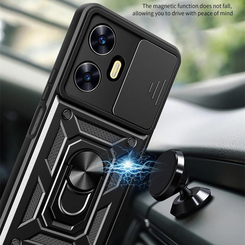 Heavy Duty 360° Kickstand Case with Camera Protection